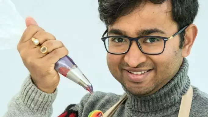 GBBO's Rahul Apologised For Being A Top Baker And The Internet Exploded