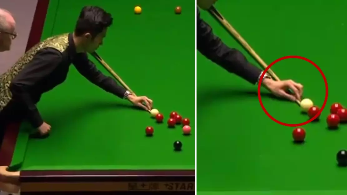 Chinese Player Still Holds Title For The Most Bizarre Snooker Shot Of All Time