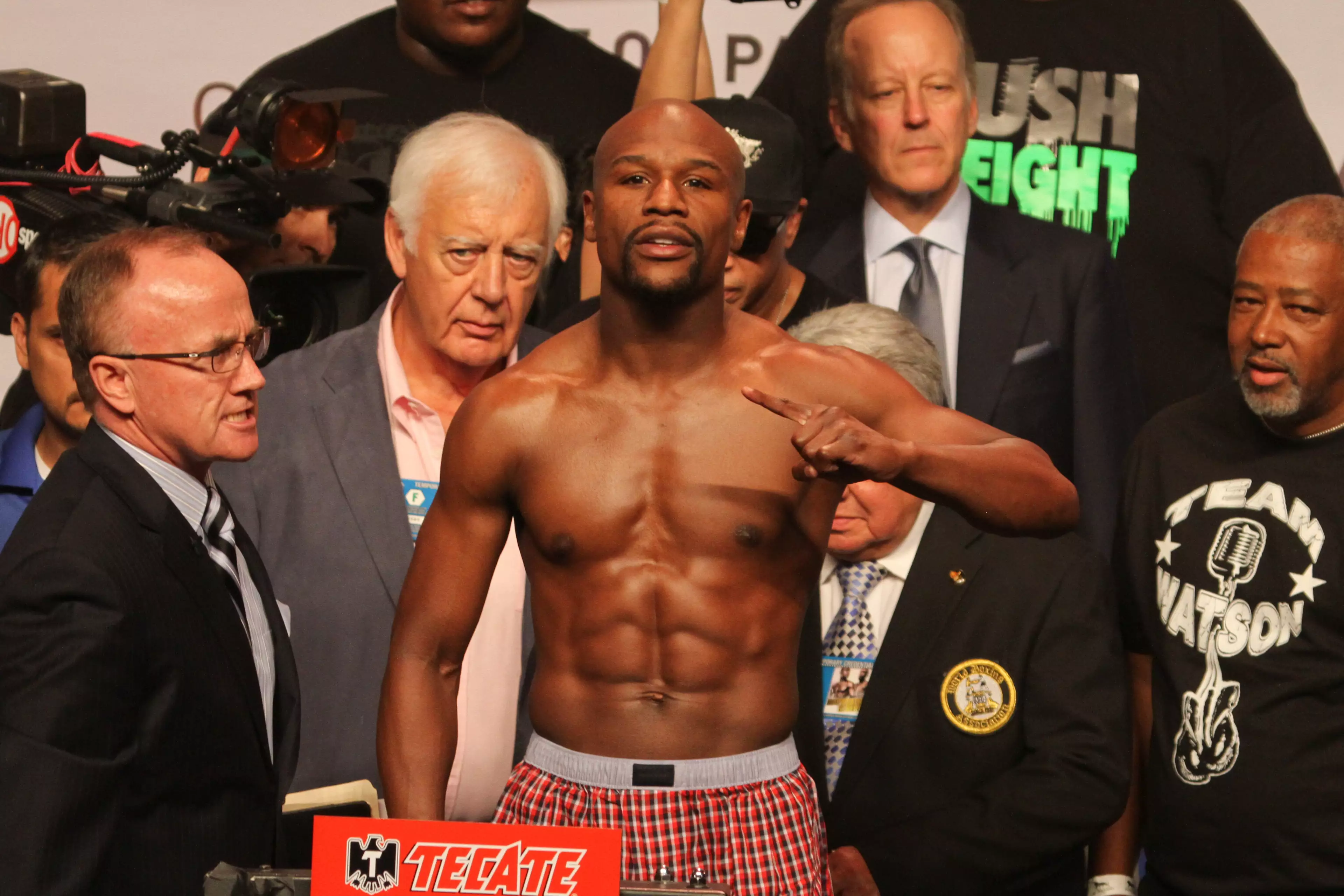 Will Mayweather be Newcastle's next owner? Image: PA Images