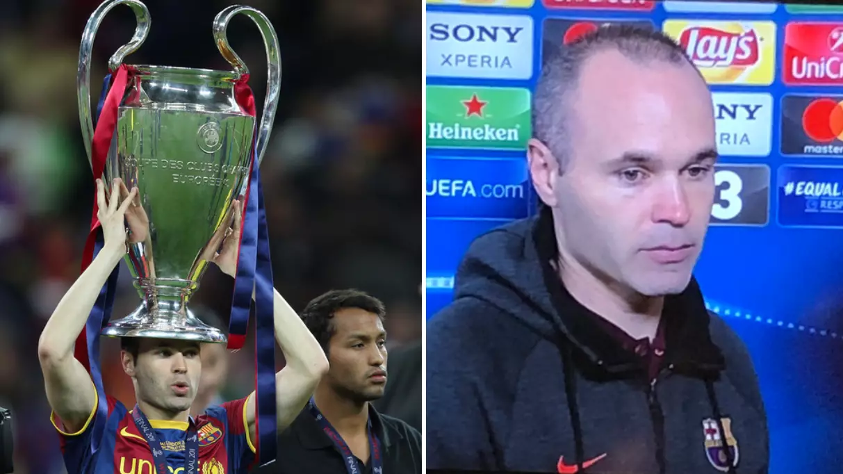 Andres Iniesta Admits He May Well Have Played His Last Champions League Game