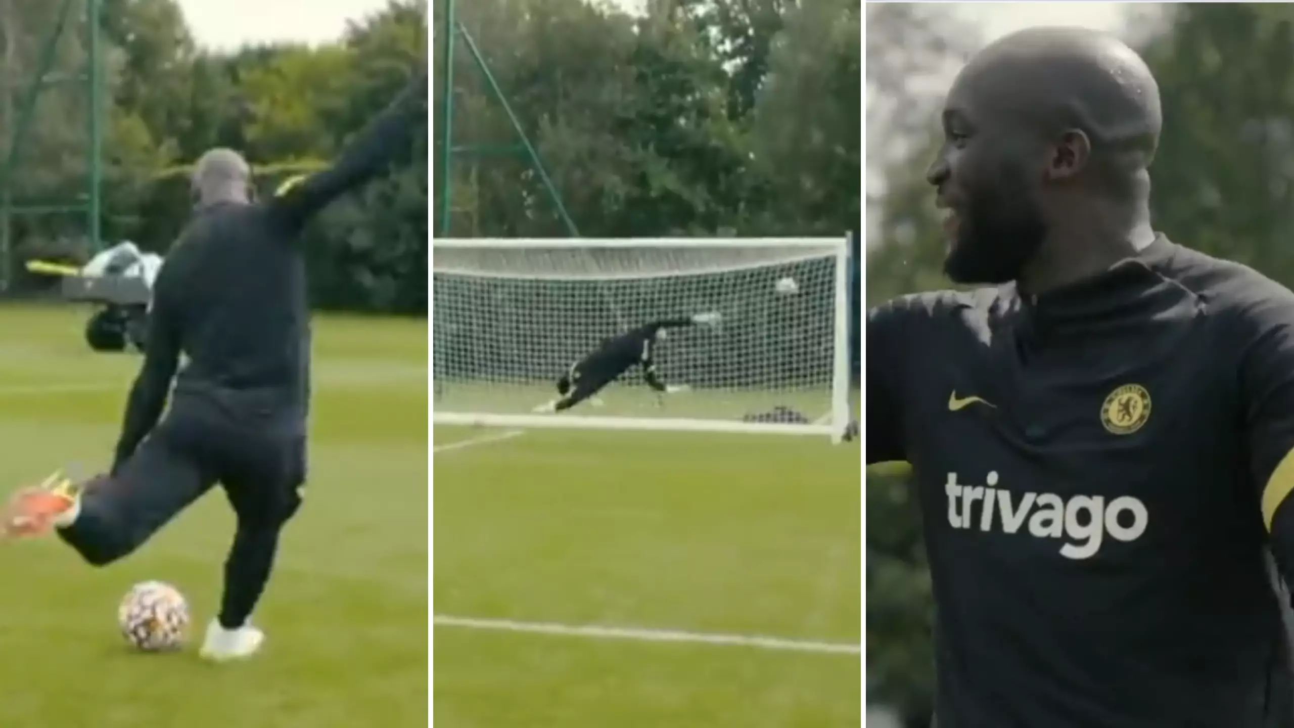 Romelu Lukaku's Message To Chelsea Players After Training Worldie Proves Just How Confident He Is