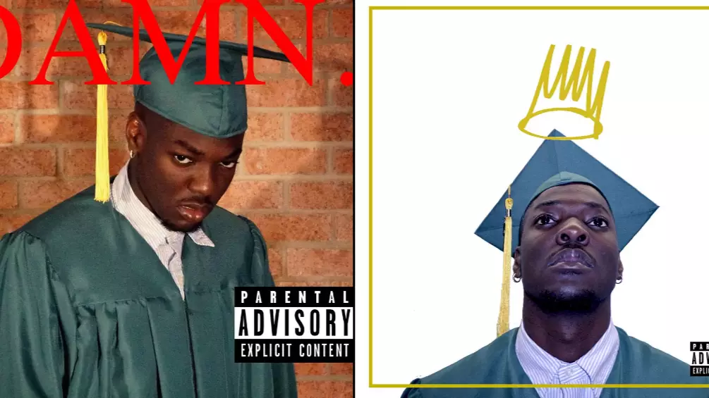 LAD Recreates Rap Album Covers For His Graduation Pictures