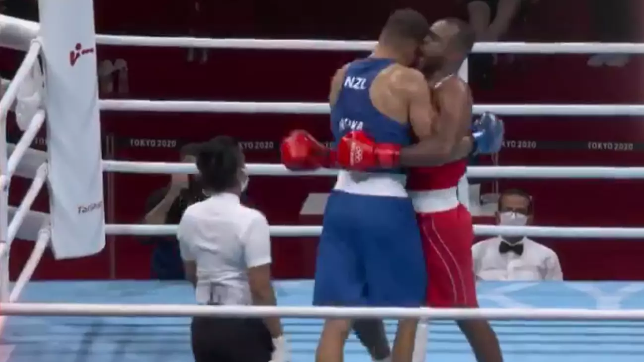 Moroccan Boxer Tries To Bite Opponent’s Ear At Tokyo Olympics 