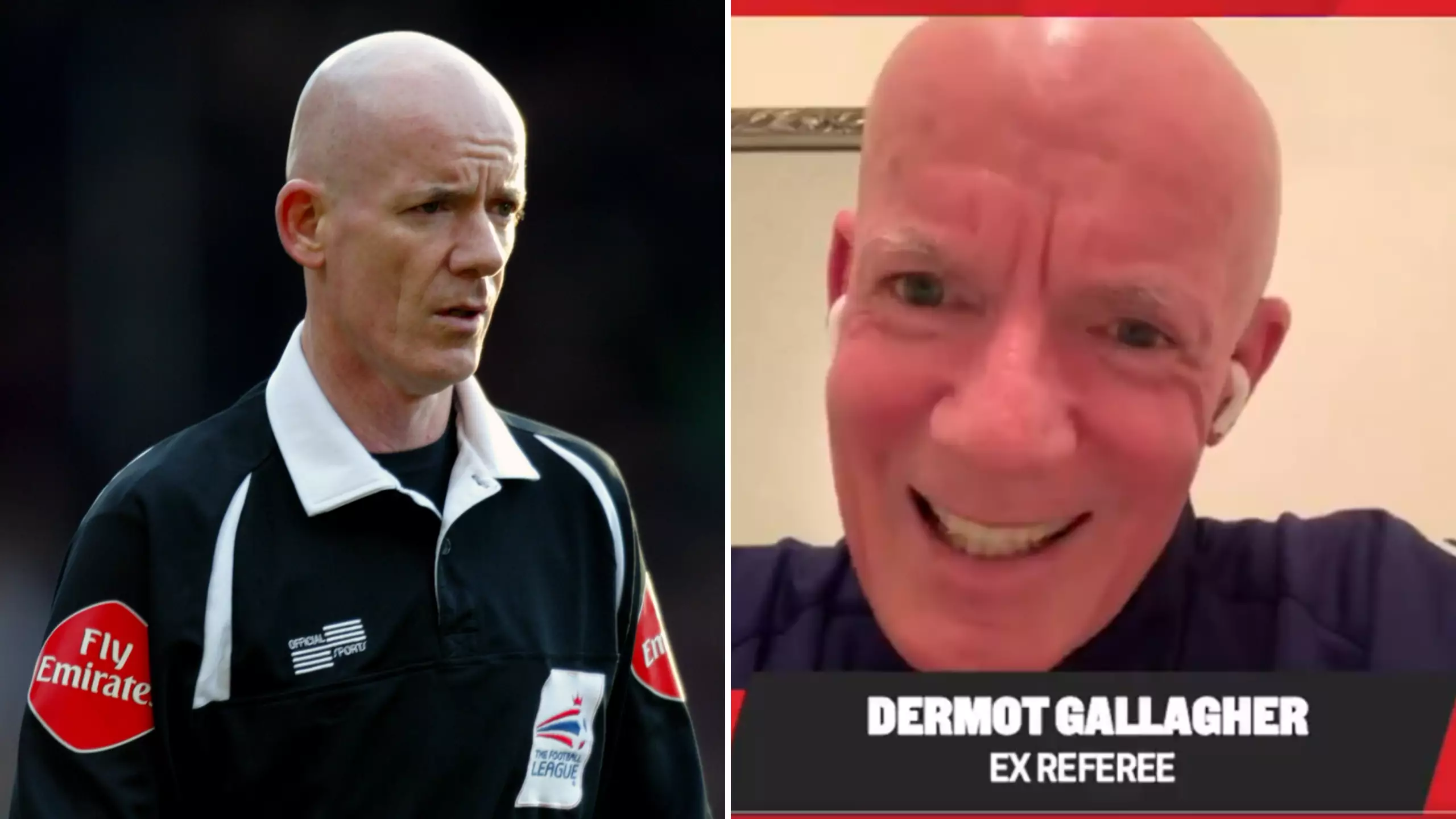 Ex-Referee Dermot Gallagher Reveals His 'Real Accent' And Fans Are Baffled