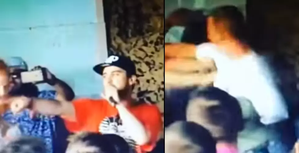 UK Battle Rapper Gets Sparked Out By Someone In The Crowd After Mum Joke