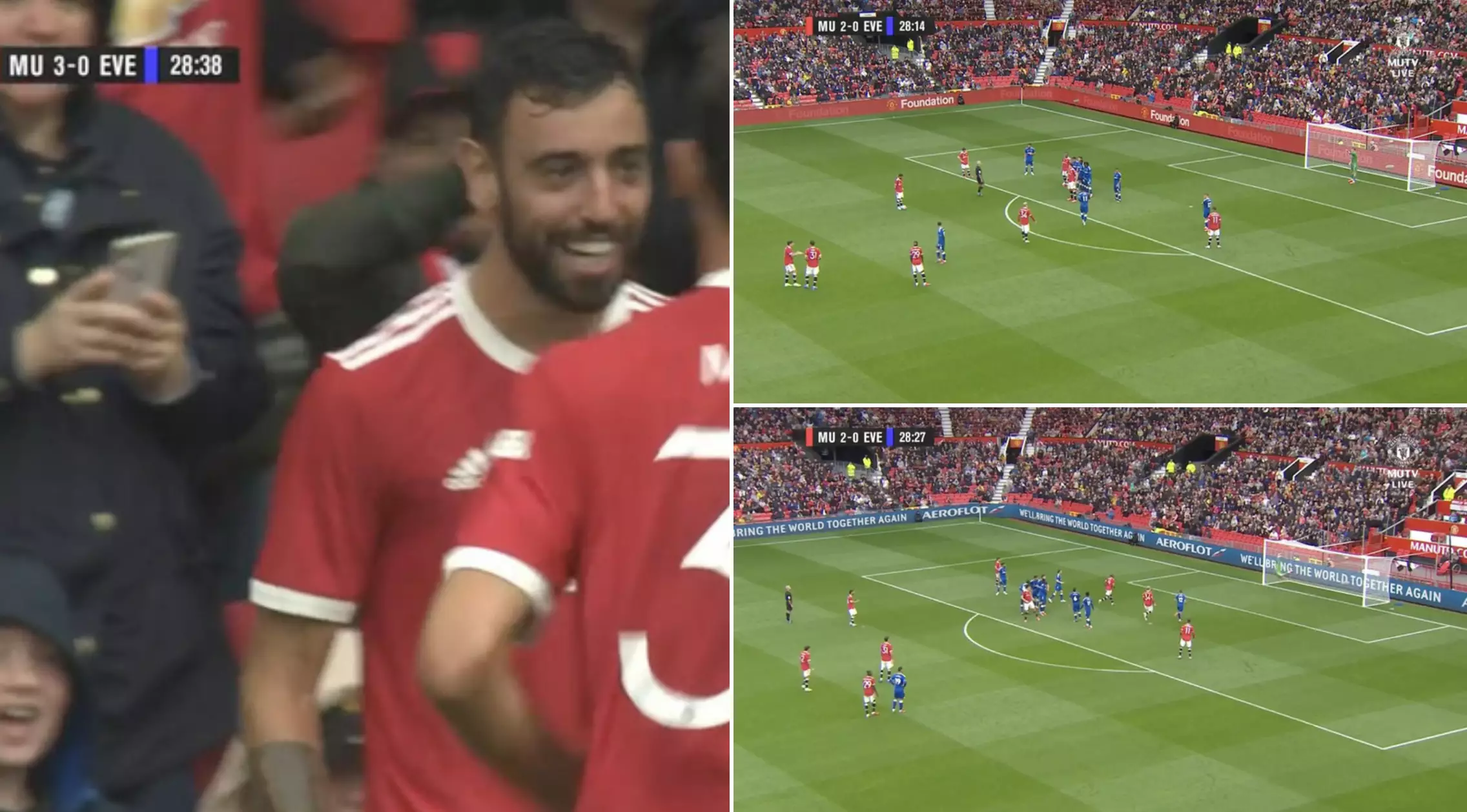Bruno Fernandes Has Just Scored The Best Free-Kick Of His Manchester United Career