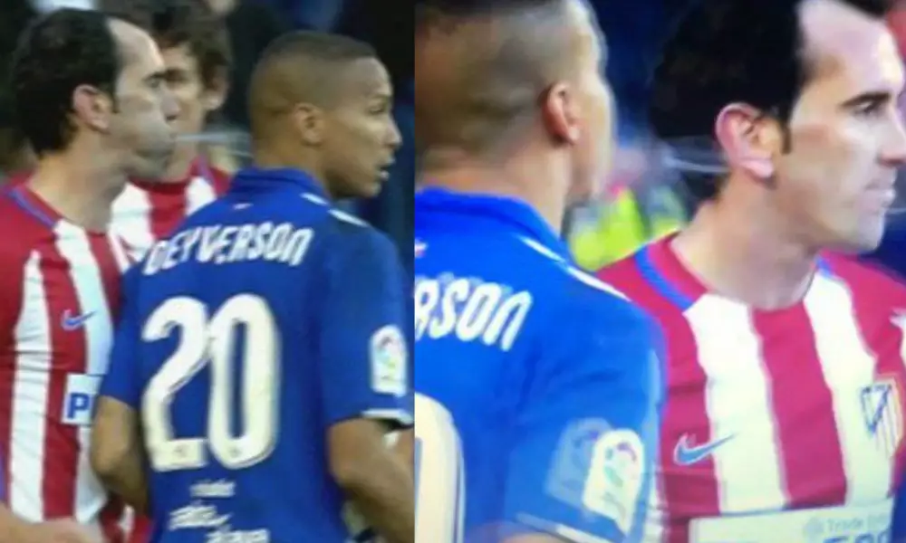 WATCH: Diego Godin And Deyverson Get Involved In Disgusting Spit-Off