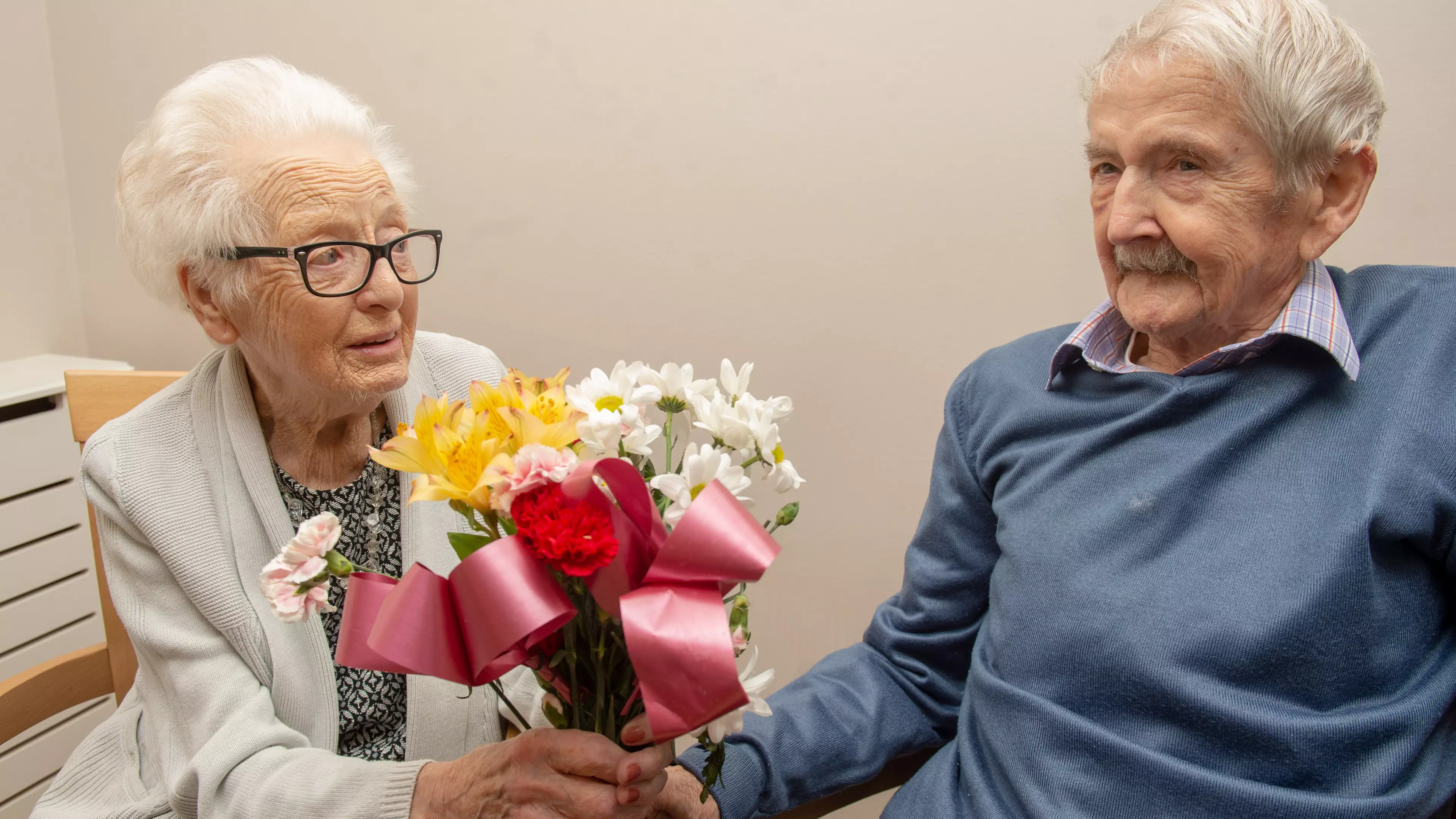 These 95-Year-Olds Are Celebrating Their 75th Valentine's Day As A Married Couple