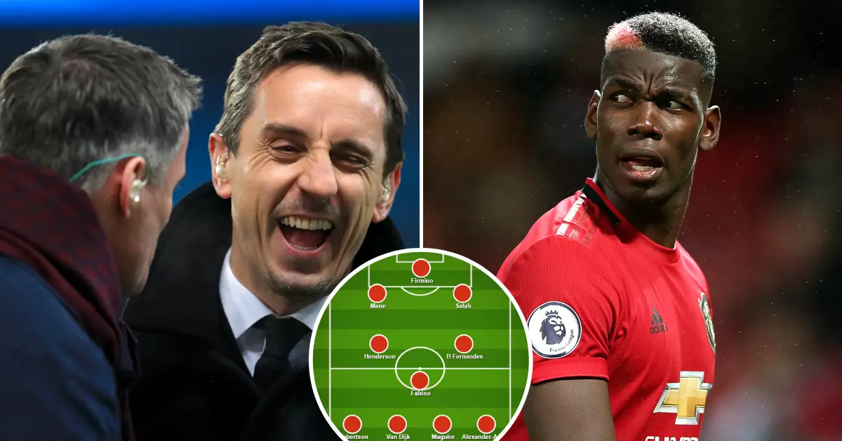 Gary Neville And Jamie Carragher Argue Over Combined Liverpool-Man United XI