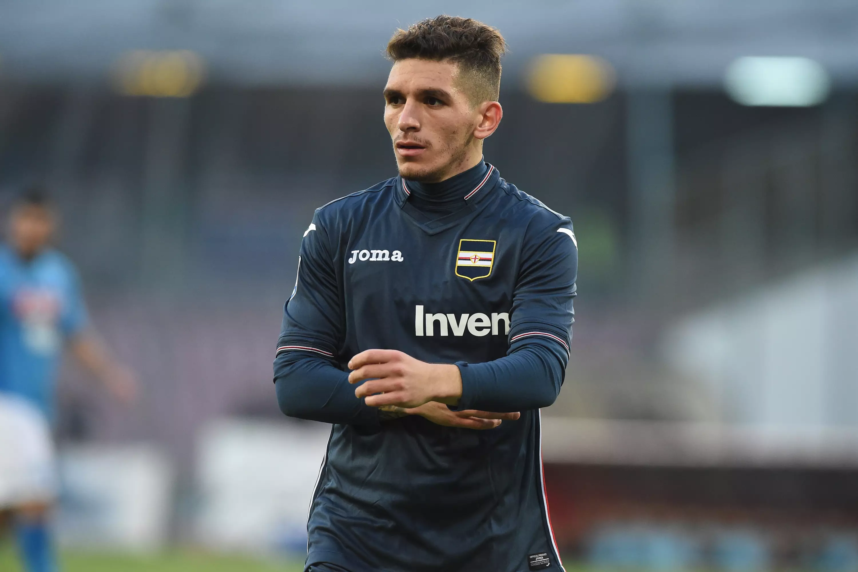 Sampdoria's  Lucas Torreira is at the World Cup. Image: PA Images
