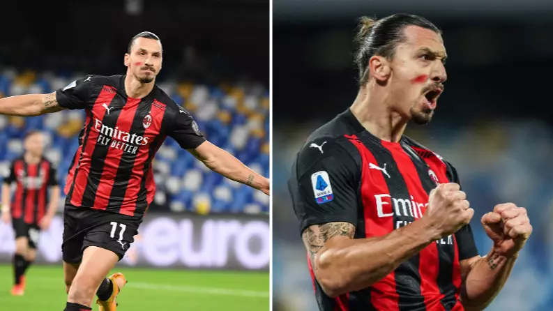Zlatan Ibrahimovic Among Serie A Stars To Wear Red Face Paint To Raise Awareness For Domestic Violence Against Women
