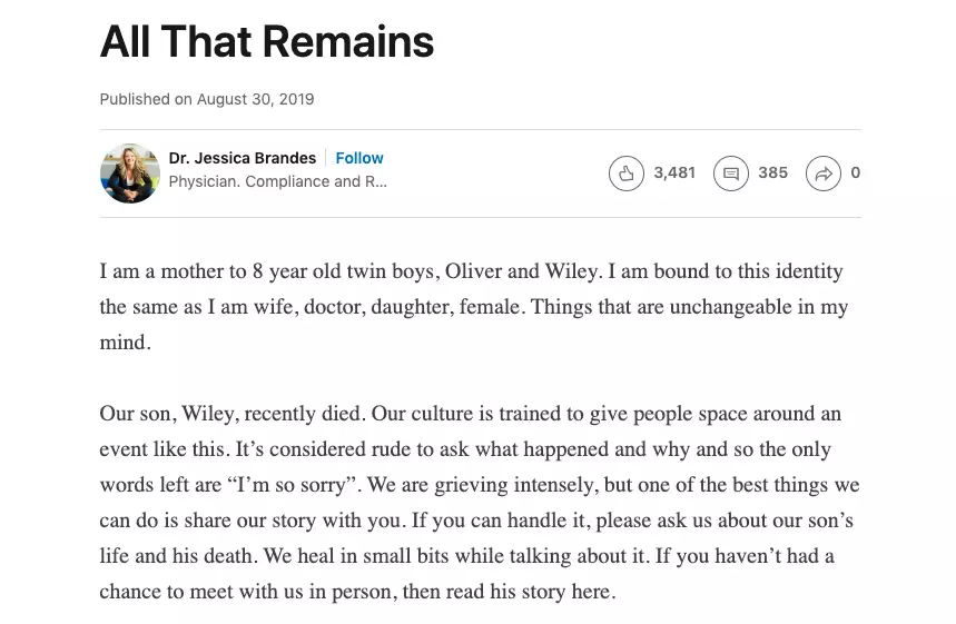 Jessica Brandes and J.R. Storment's letters have now gone viral on LinkedIn