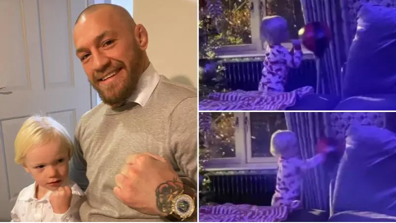 Conor McGregor's Son Wows Father With Serious Boxing Skills