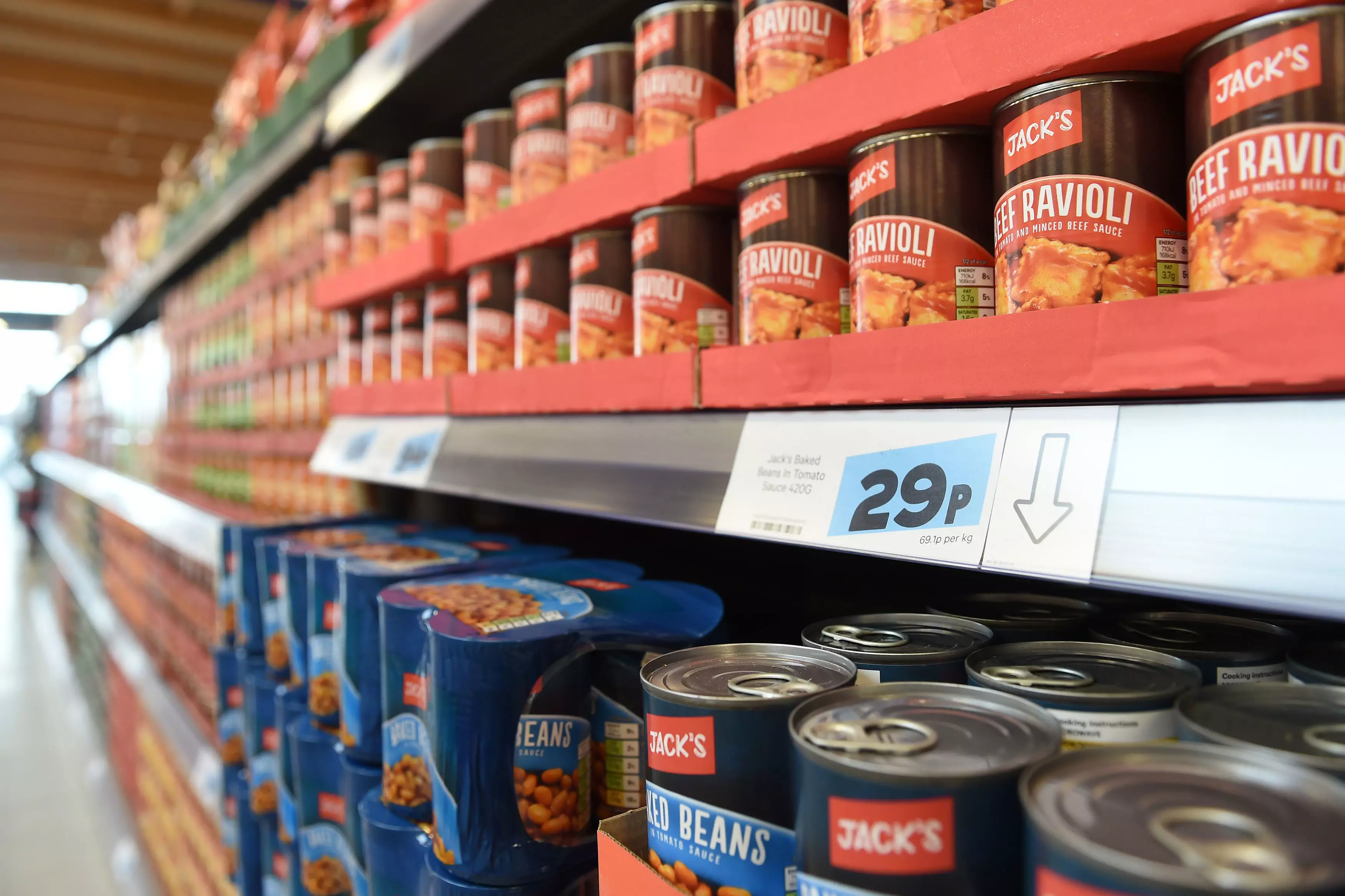 You can now swap some tinned food for a glass of vino