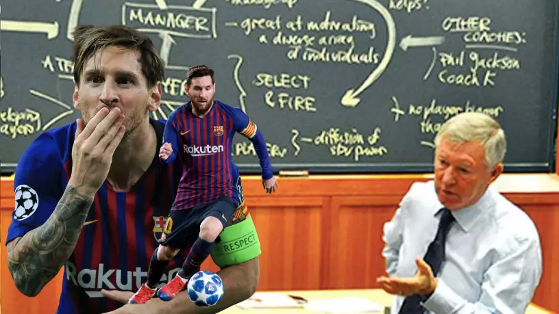 Sir Alex Ferguson's Tactical Plan To Stop Lionel Messi Revealed