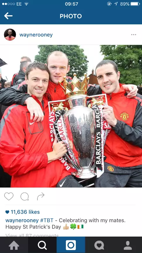 Wayne Rooney instagram