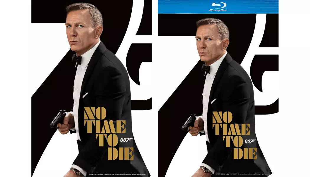 Jame Bond No Time To Die DVD and Blu Ray. (