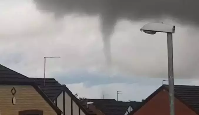 A tornado recently hit Northampton.