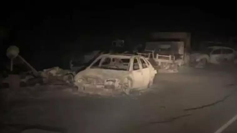 Shocking Footage Shows Scorched Remains of California Town After Savage Wildfires