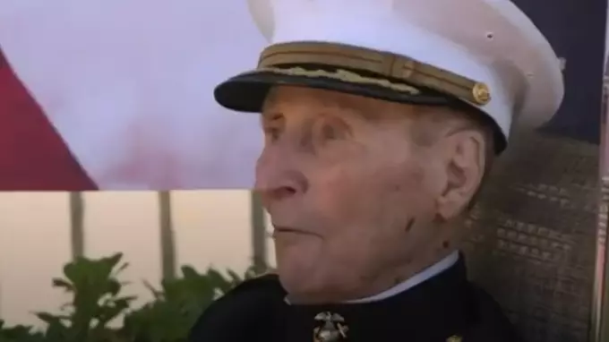 The US's Oldest Marine Just Celebrated His 105th Birthday 