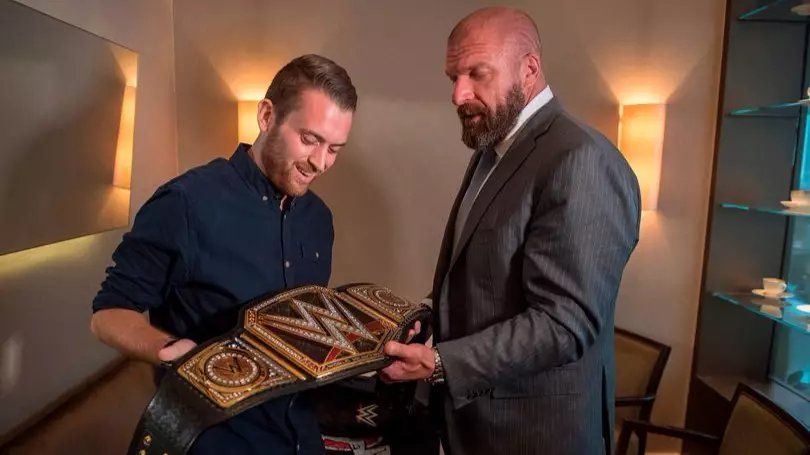 Triple H Presented WWE Belt To Off-Duty Police Officer Injured In London Attack 