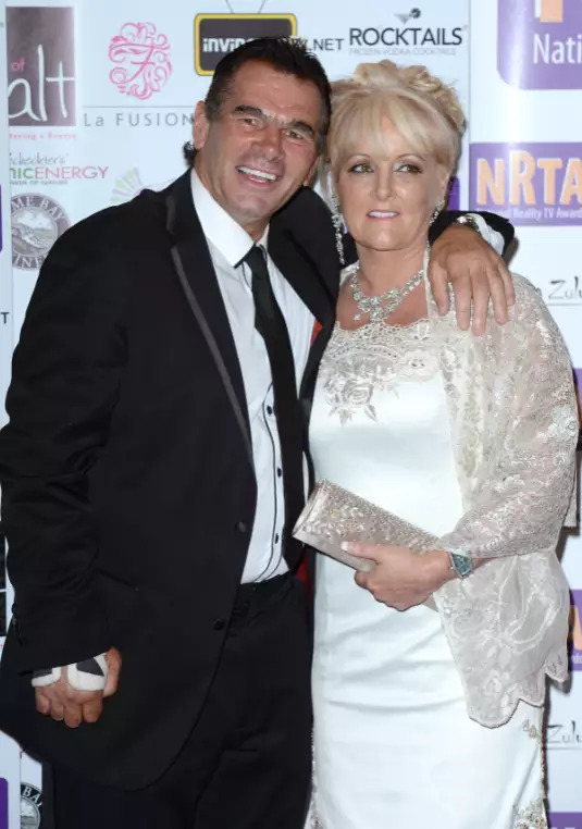 Paddy with wife Roseanne in 2012.