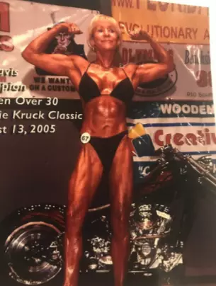 Iris entered her first bodybuilding competition when she was 50 and won the Florida State Championship at 62.