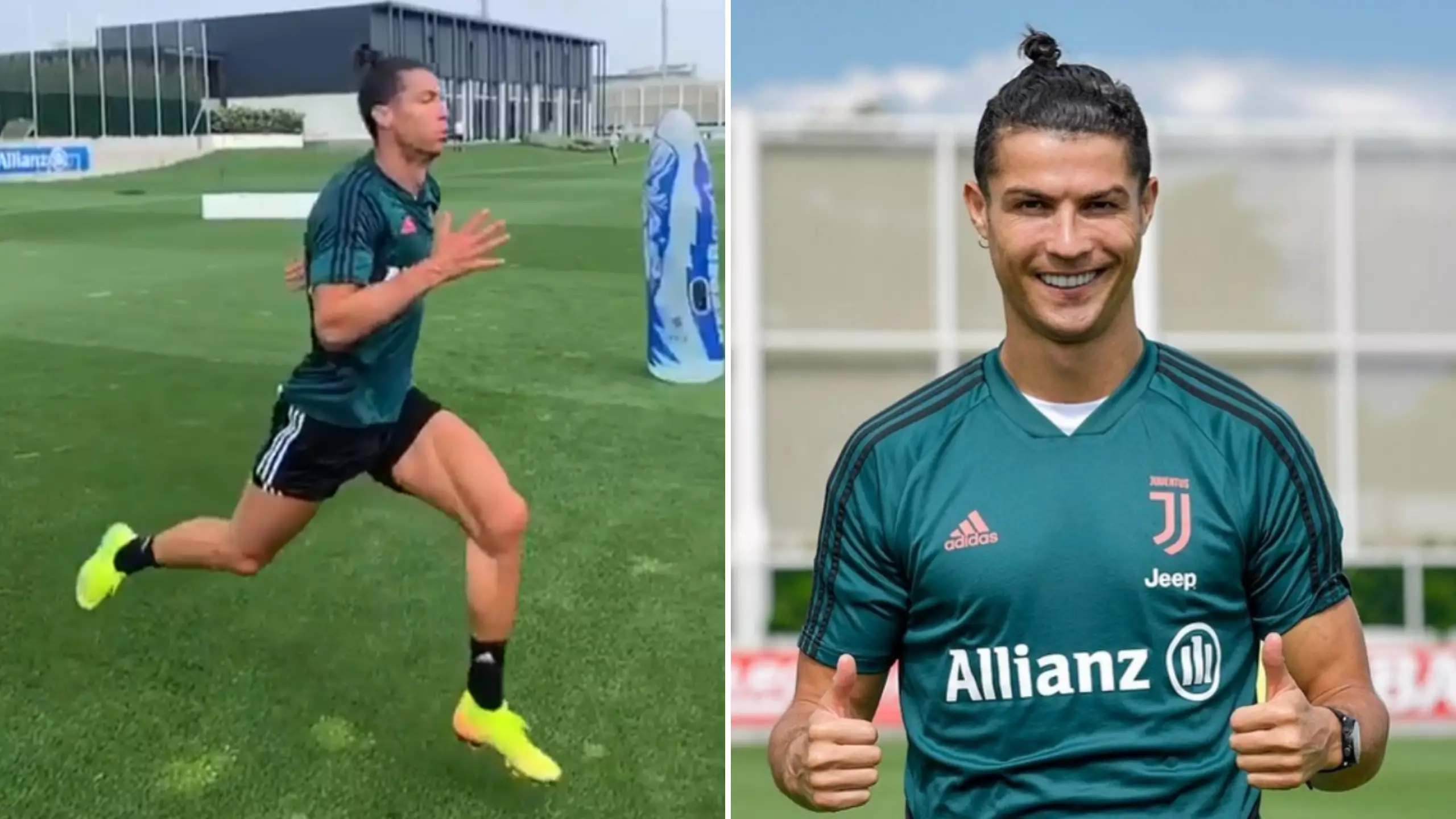  Cristiano Ronaldo Has A Genius Way Of Improving His Speed in Juventus Training
