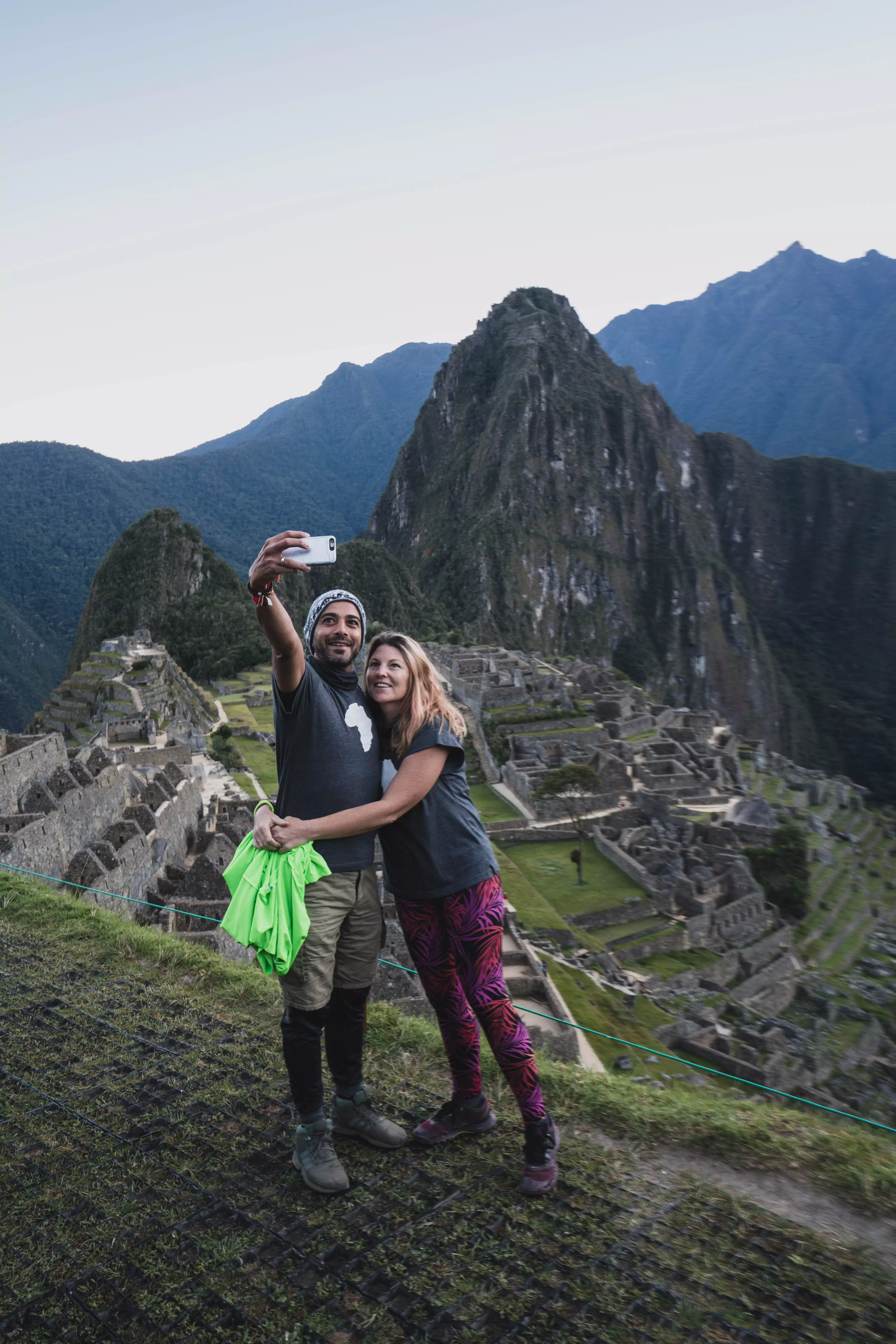 One of their highlights was visiting Machu Picchu.