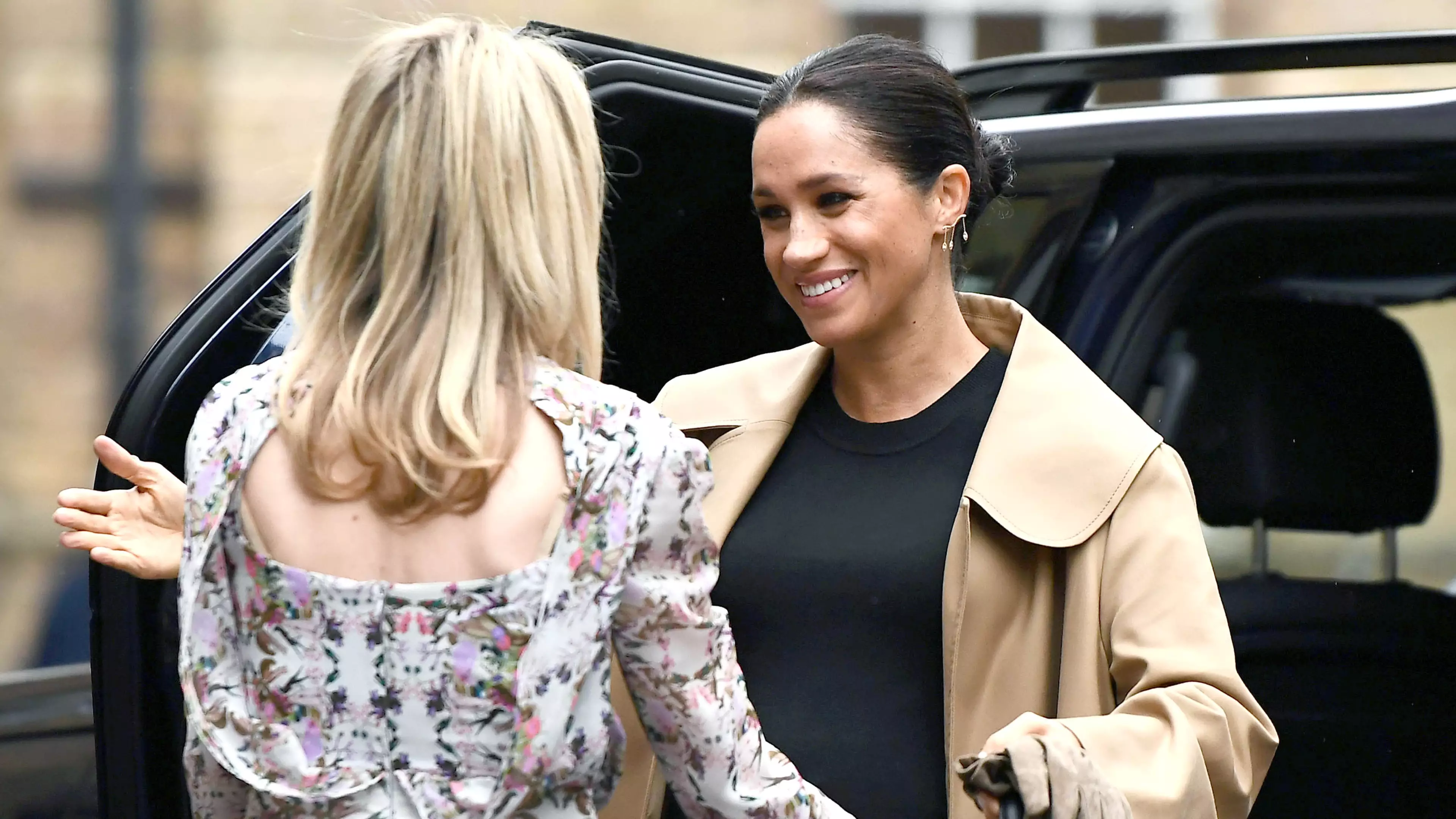 ​Meghan Markle Spotted Out And About Celebrating Patronages Given By The Queen