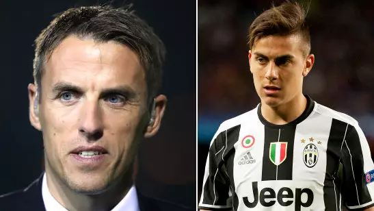 Phil Neville Tweeted About Dybala In 2014 After Seeing Him For The First Time
