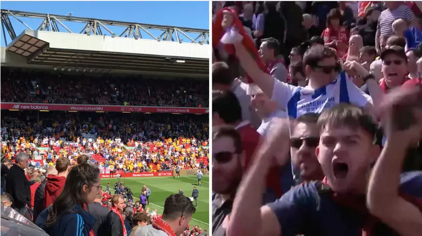 Wolves Supporters Started 'Fake Brighton Goal Celebrations' To Confuse Liverpool Fans At Anfield
