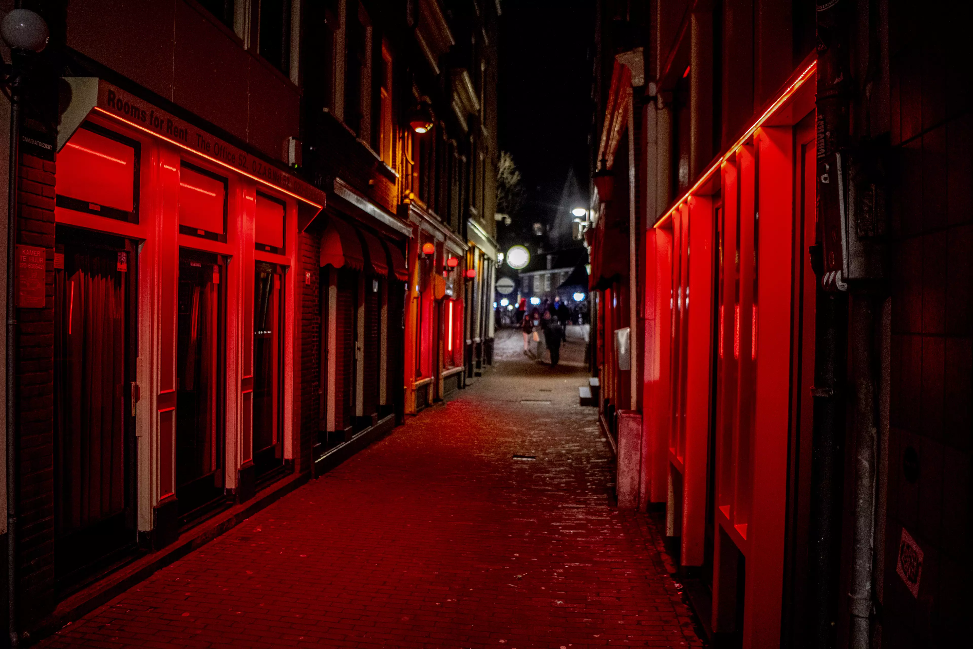 Amsterdam is known for its Red Light District.
