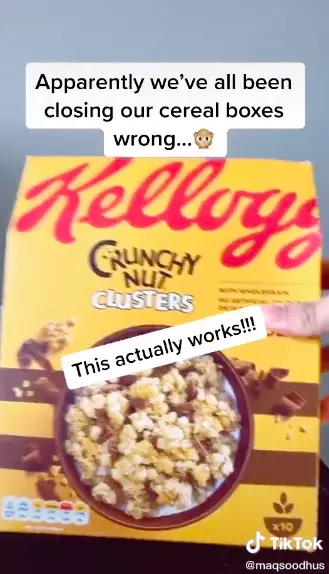 We've been closing our cereal boxes the wrong way this whole time (