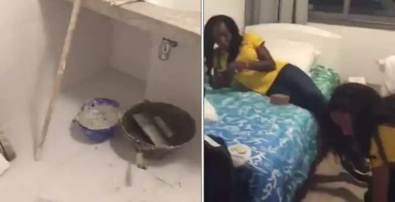 WATCH: Athletes Post Shocking Footage Of Poor Conditions At Olympic Village