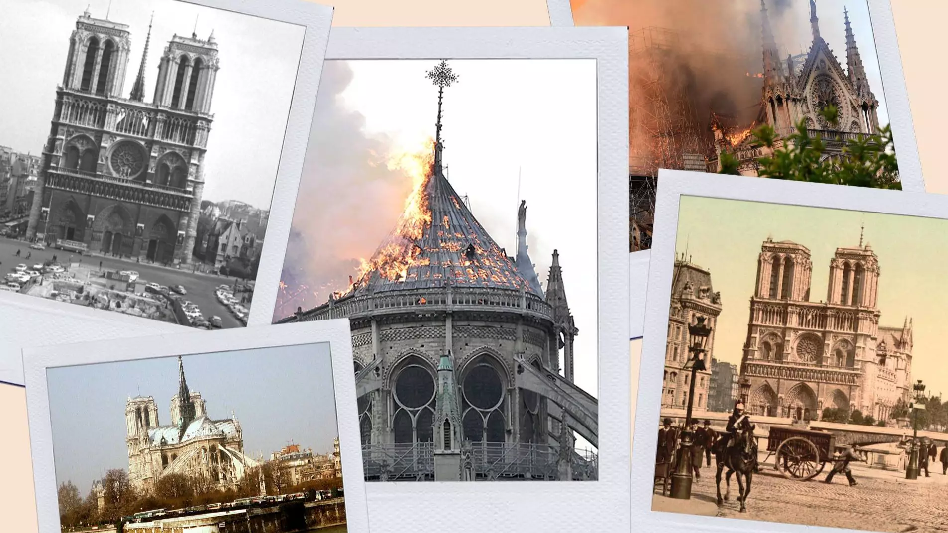 ​Pictures Taken Over 100 Years Apart Show The Rich History Of Notre-Dame 