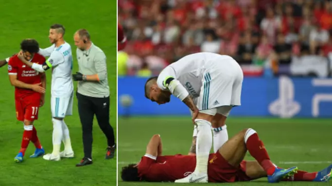Sergio Ramos Sends Message To Mohamed Salah After Injuring Him In Champions League Final