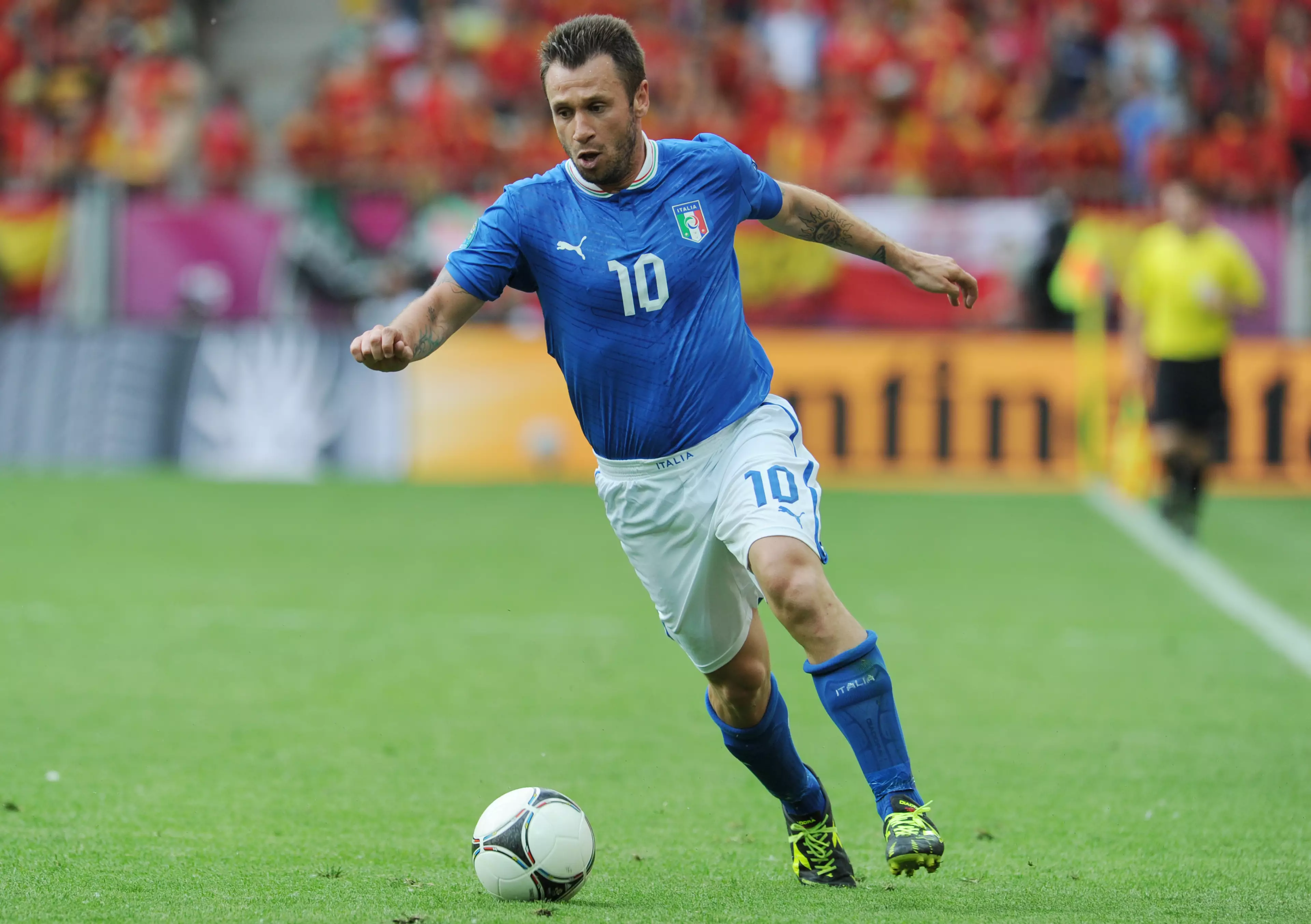 Cassano played for a total of eight clubs in his 18-year professional career. Image: PA