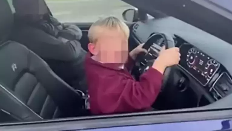 Boy, 6, Filmed Driving In 155mph Car With No Seatbelt