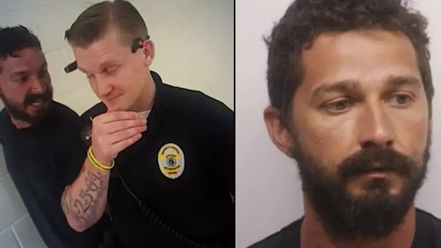 Police Bodycam Captures Shia LaBeouf’s Expletive Laden Rant After Arrest 