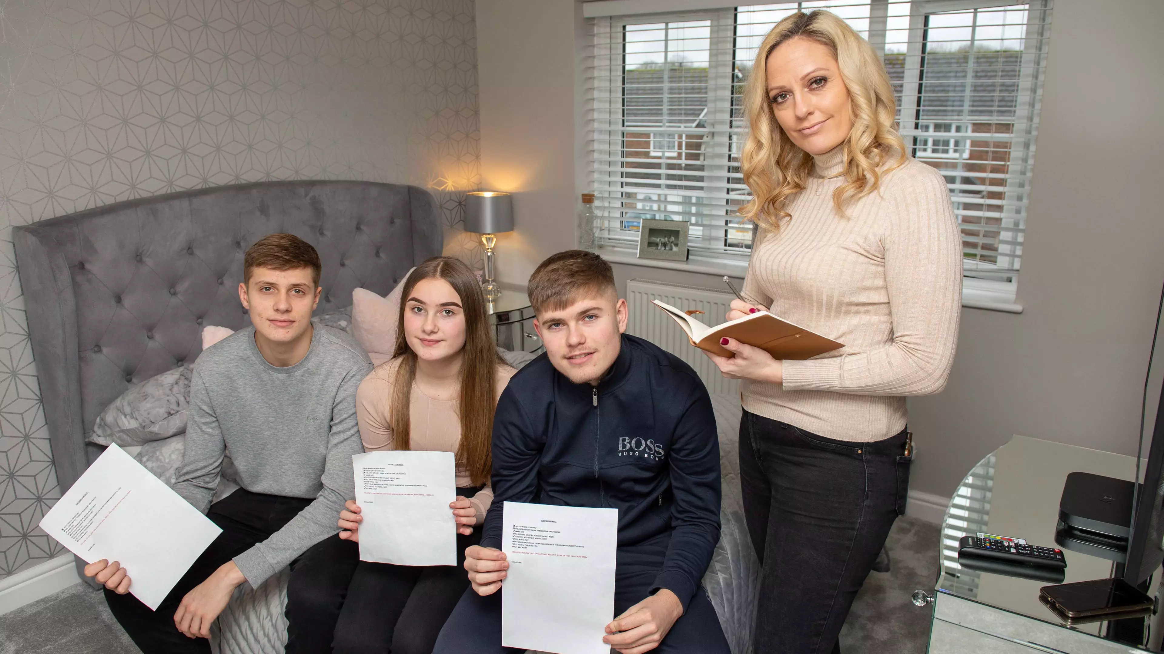 Mum Makes Kids Sign Contracts Agreeing To Clean Up After Themselves