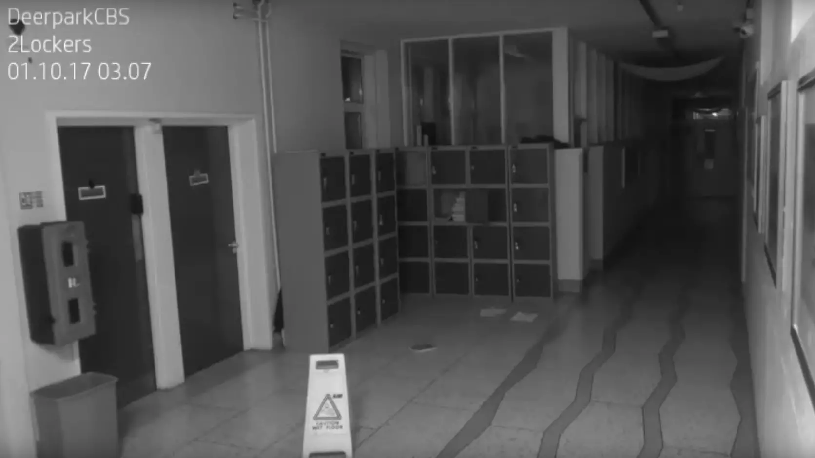 CCTV Camera Captures ‘Ghost’ Inside Irish High School 