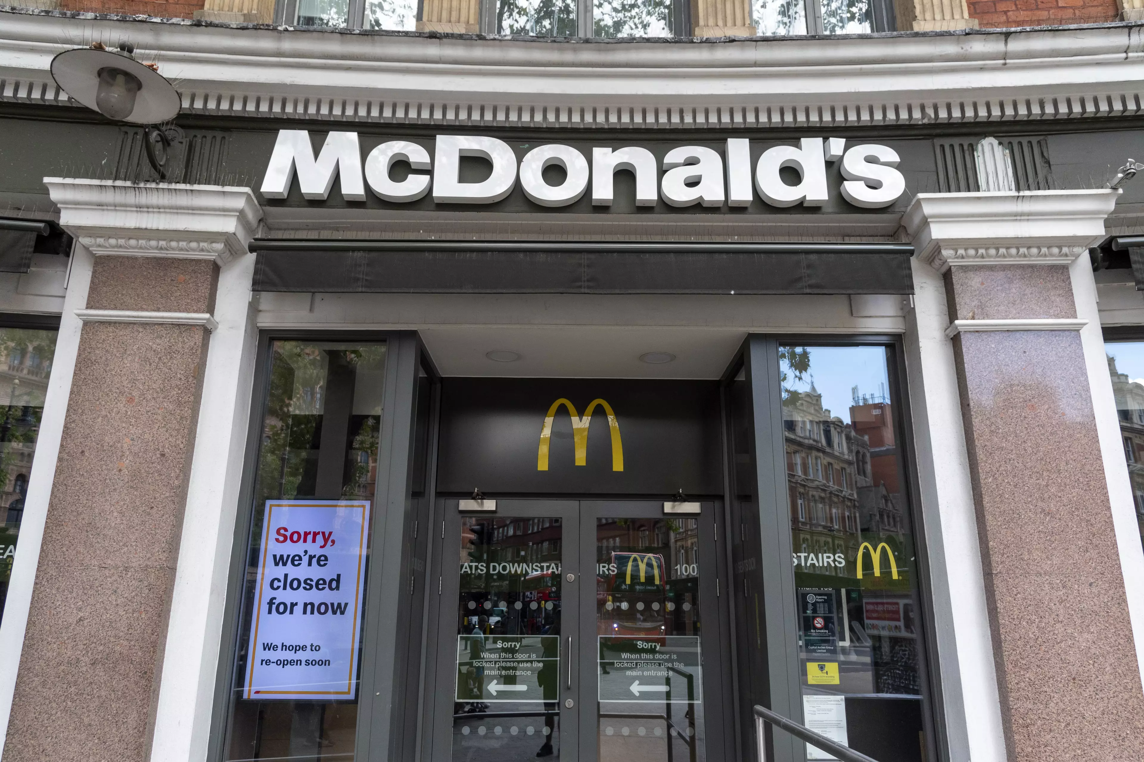 McDonald's has reopened its dine-in spaces.