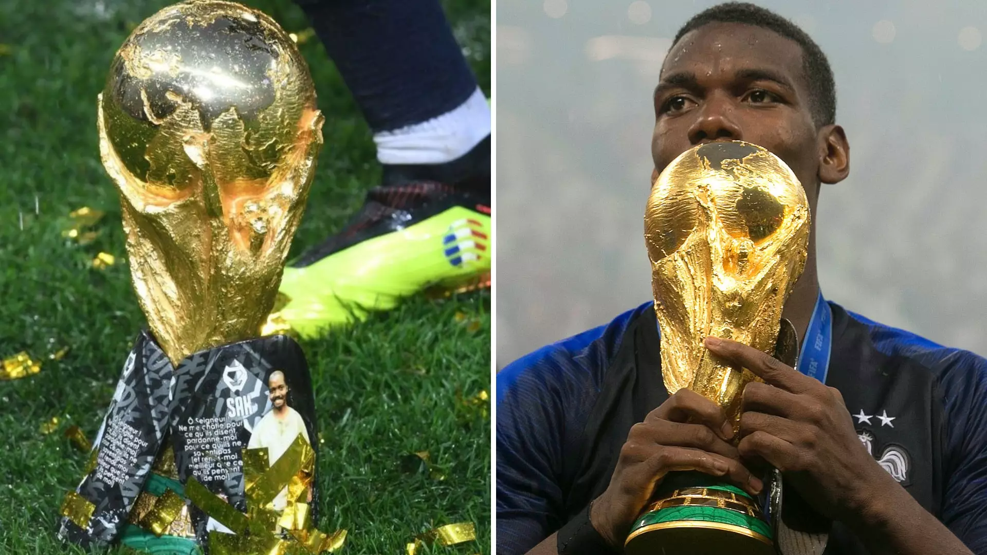 Paul Pogba's Shin Pads At World Cup Final Had A Tribute Message To His Father