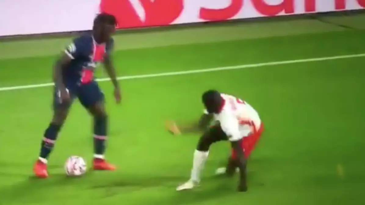 Moise Kean Broke Dayot Upamecano's Ankles So Badly He Fell Out Of Shot