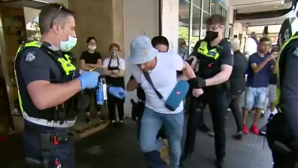 Anti-Lockdown Protestors In Melbourne Clash With Police