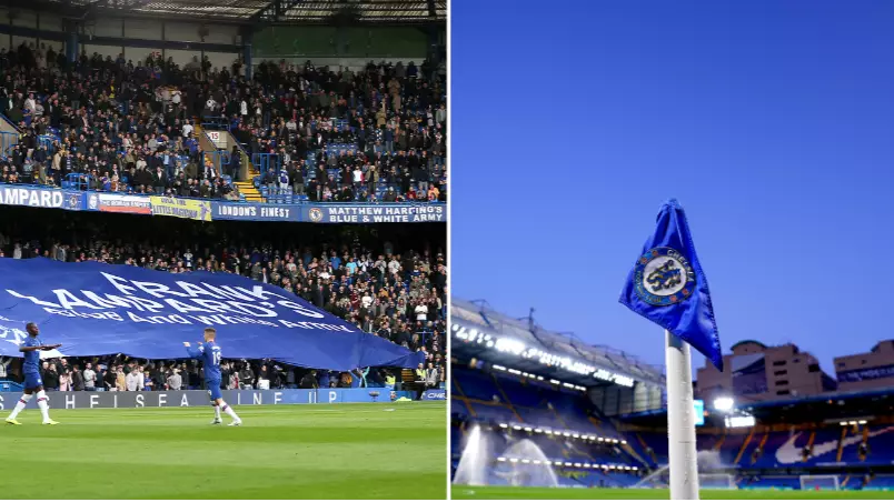 Chelsea Remove Two Signs From Stamford Bridge During Stadium Update