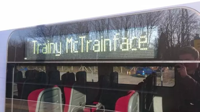 Train Service Changes Its Name To 'Trainy McTrainface' In Light Of Boaty McBoatface