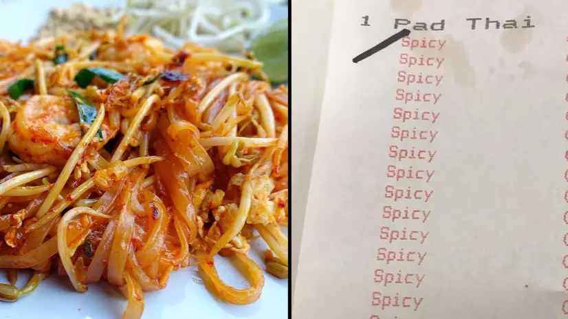 Man Asks For Extra Spicy Pad Thai And Server Wants Him To 'Regret Being Born'