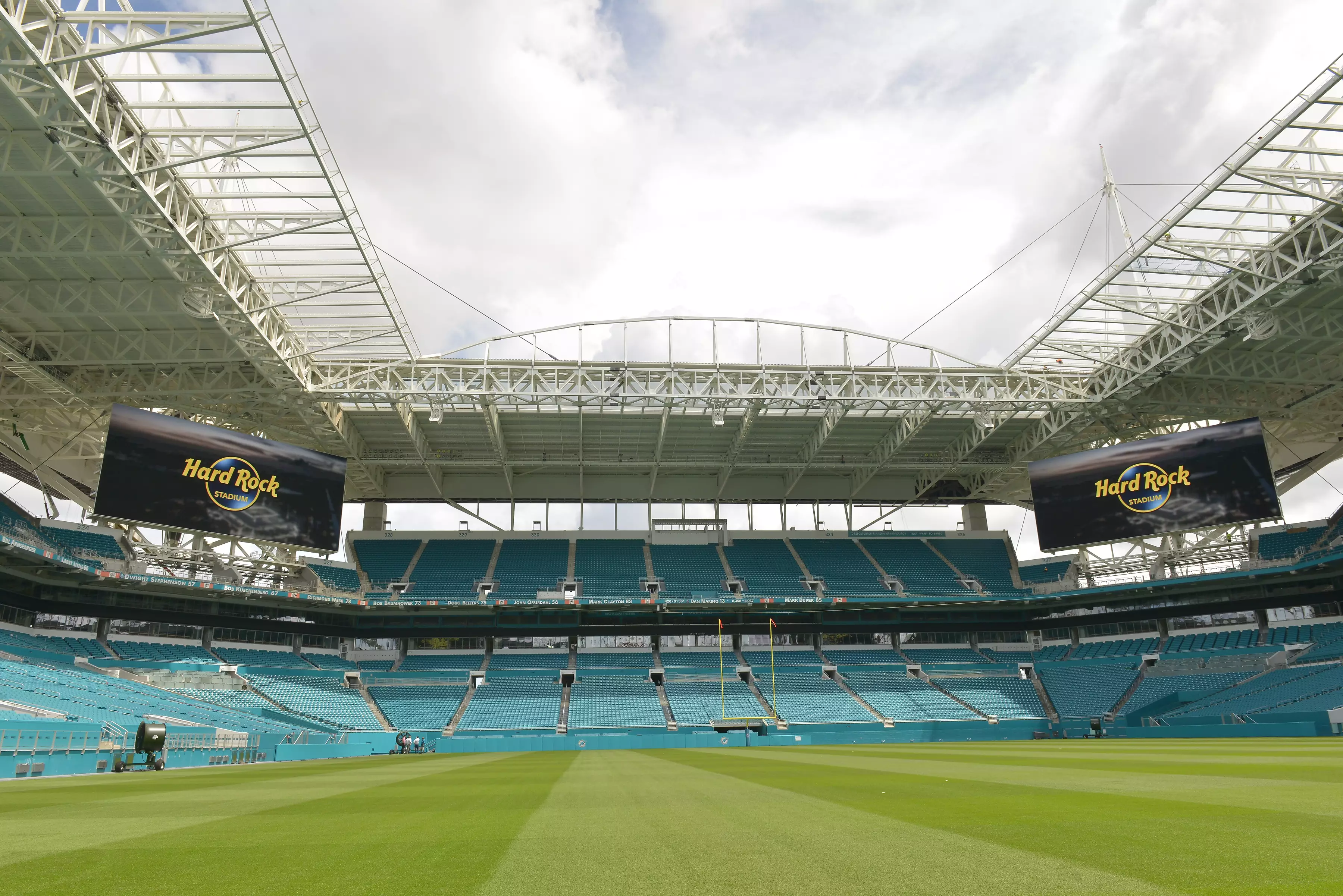 The Miami Dolphins home will host the Catalan derby between Girona and Barca. Image: PA Images